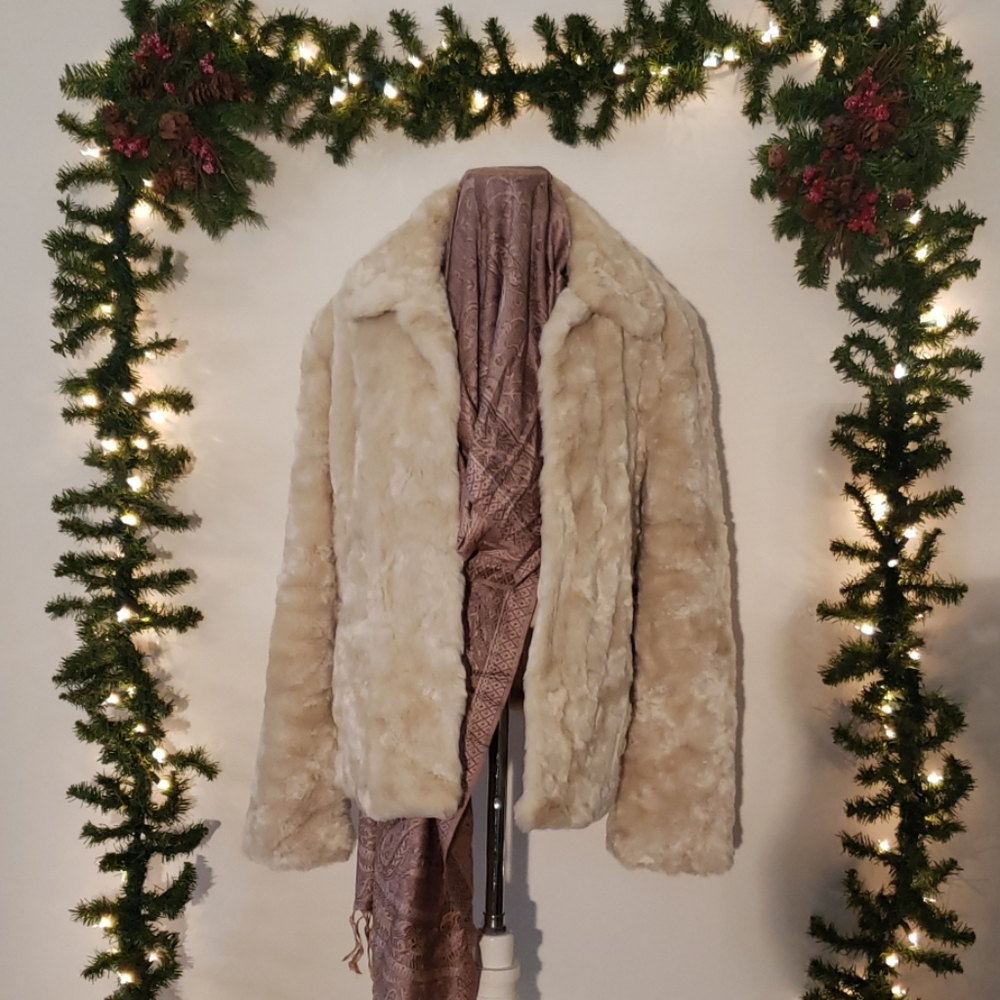 Faux fur waist coat